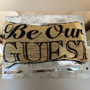 Beauty and the Beast “Be Our Guest “ pillow new without tags